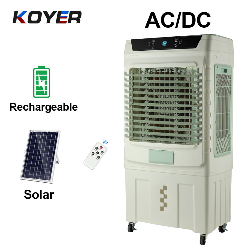Fjernkontroll Solar Air Cooler Fan
